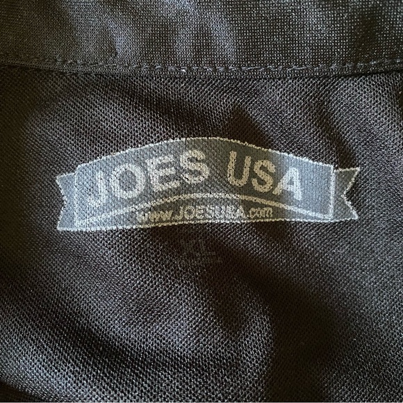 JOES USA Women’s Black Polo Top Size XL Extra Large Short Sleeve Polyester - Picture 7 of 7